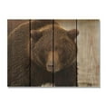 thumbnail image 1 of 22 x 16 in. Big Bear Inside & Outside Cedar Wall Art, 1 of 1