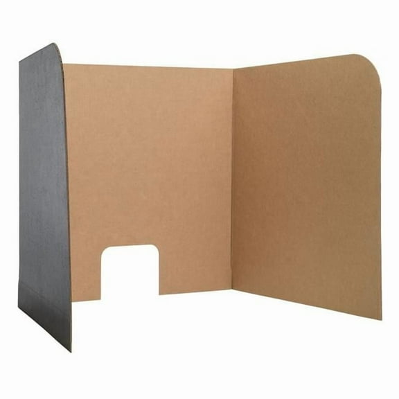 22 x 20 x 20 in. Computer Lab Privacy Screen, Small - 3 Per Pack - Pack of 2