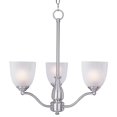 thumbnail image 1 of 22 x 21 in. Stefan 3-Light Chandelier, Satin Nickel, 1 of 2