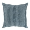 thumbnail image 1 of 22 x 22 Accent Throw Pillow, Down, Textured Woven Striped Design, Blue, 1 of 5