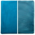 thumbnail image 1 of 22" x 22" Cover Only Throw Pillowcase Reversible - Rodeo Blue: 2 PCS / 4 Sided. Luxurious, Microsuede/Microplush Fabric - Softest / High Thread CountWashable. Beautiful & Supportive. Soft & Comfy., 1 of 9