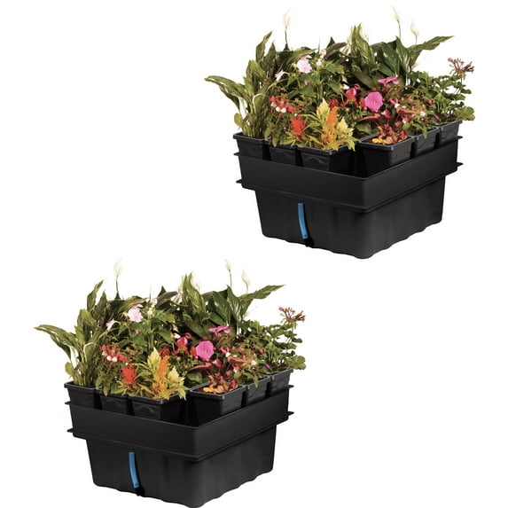 22 x 22 Inches Megagarden System with Ebb and Flow System (2 Pack)