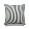 thumbnail image 1 of 22 x 22 in. Michael Penney Vintage Ticking Pillow with Polyester Insert, Black & White, 1 of 1