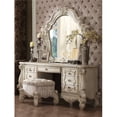 thumbnail image 1 of 22 x 22 x 19 in. Fabric Vanity Stool, Ivory, 1 of 1