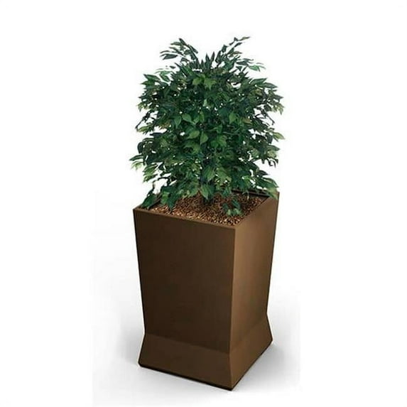 22 x 22 x 37 in. Large Planter, Old Bronze