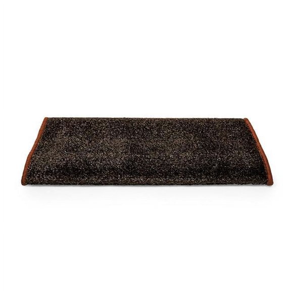 22 x 23 in. Premium Wrap Around RV Step Rug - Brown