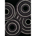 thumbnail image 1 of 22" x 26" Black Polyester Accent Rug, 1 of 2