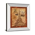 thumbnail image 1 of 22 x 26 in. Memories of Paris by Conrad Knutsen Mirror Framed Print Wall Art, 1 of 1