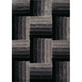 thumbnail image 1 of 22" x 26" Black Polyester Accent Rug, 1 of 2