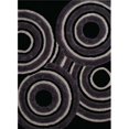 thumbnail image 1 of 22" x 26" x 1.2" Black Polyester Accent Rug, 1 of 2