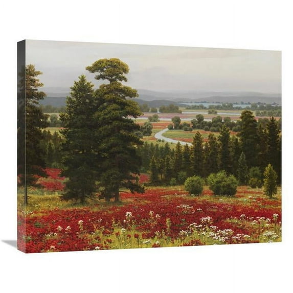 22 x 28 in. Blooms Above the Valley Art Print - Hilger
