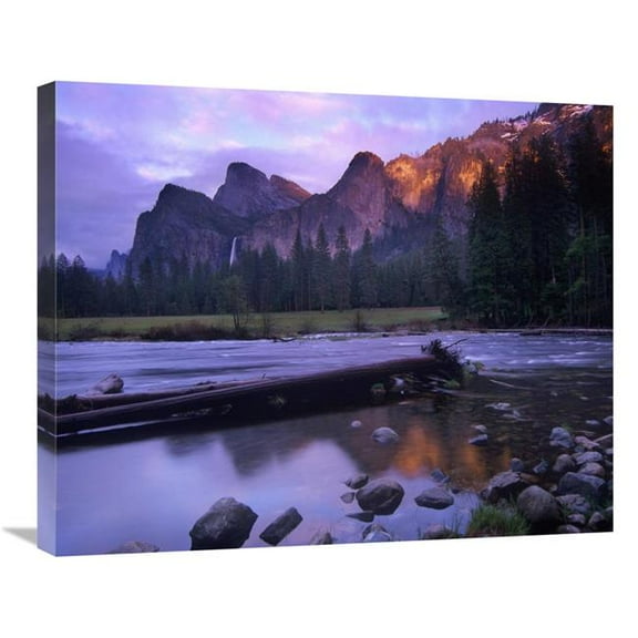 22 x 28 in. Bridalveil Fall & the Merced River, Yosemite Valley, Yosemite NP, California Art Print - Tim Fitzharris