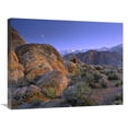 thumbnail image 1 of 22 x 28 in. Crescent Moon Rising Over Sierra Nevada Seen From Alabama Hills, California Art Print - Tim Fitzharris, 1 of 1