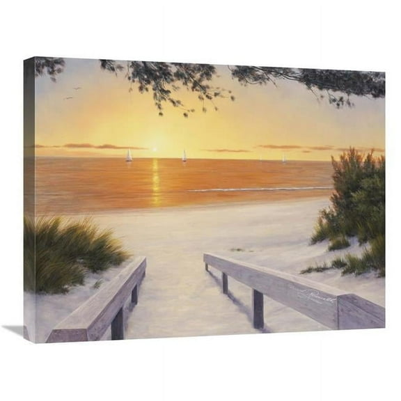 22 x 28 in. Evening Sunset Art Print - Diane Romanello