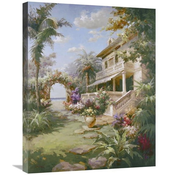 22 x 28 in. Garden Estate Art Print - James Reed