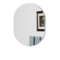 thumbnail image 1 of 22 x 28 in. Khloe Mini Oval Beveled Modern Bathroom Mirror with Dual Mounting Brackets, 1 of 1