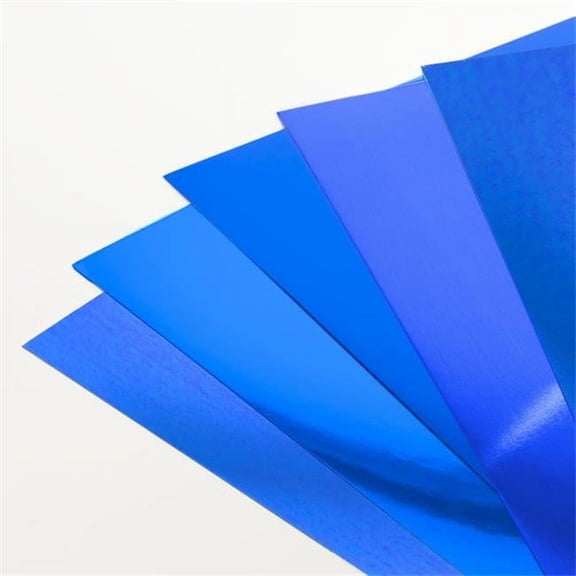 22 x 28 in. Metallic Blue Poster Board