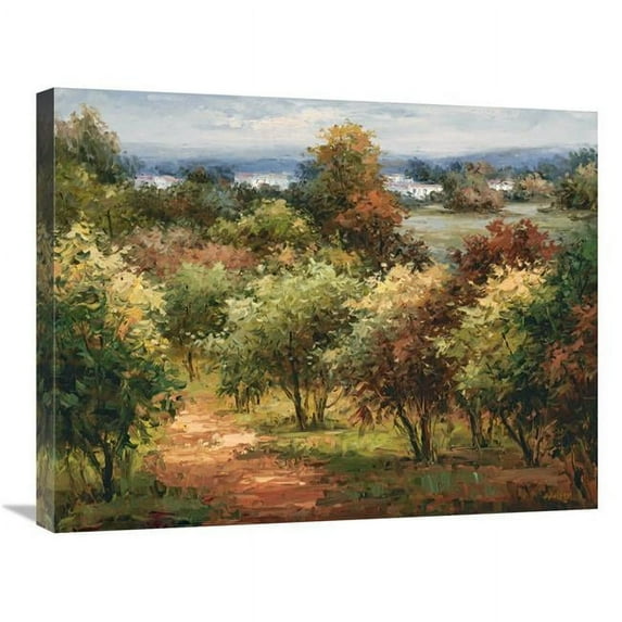 22 x 28 in. Sun Dappled Country Road Art Print - Hulsey