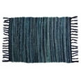 thumbnail image 1 of 22 x 34 in. Chindi Rug, Hunter Green, 1 of 1