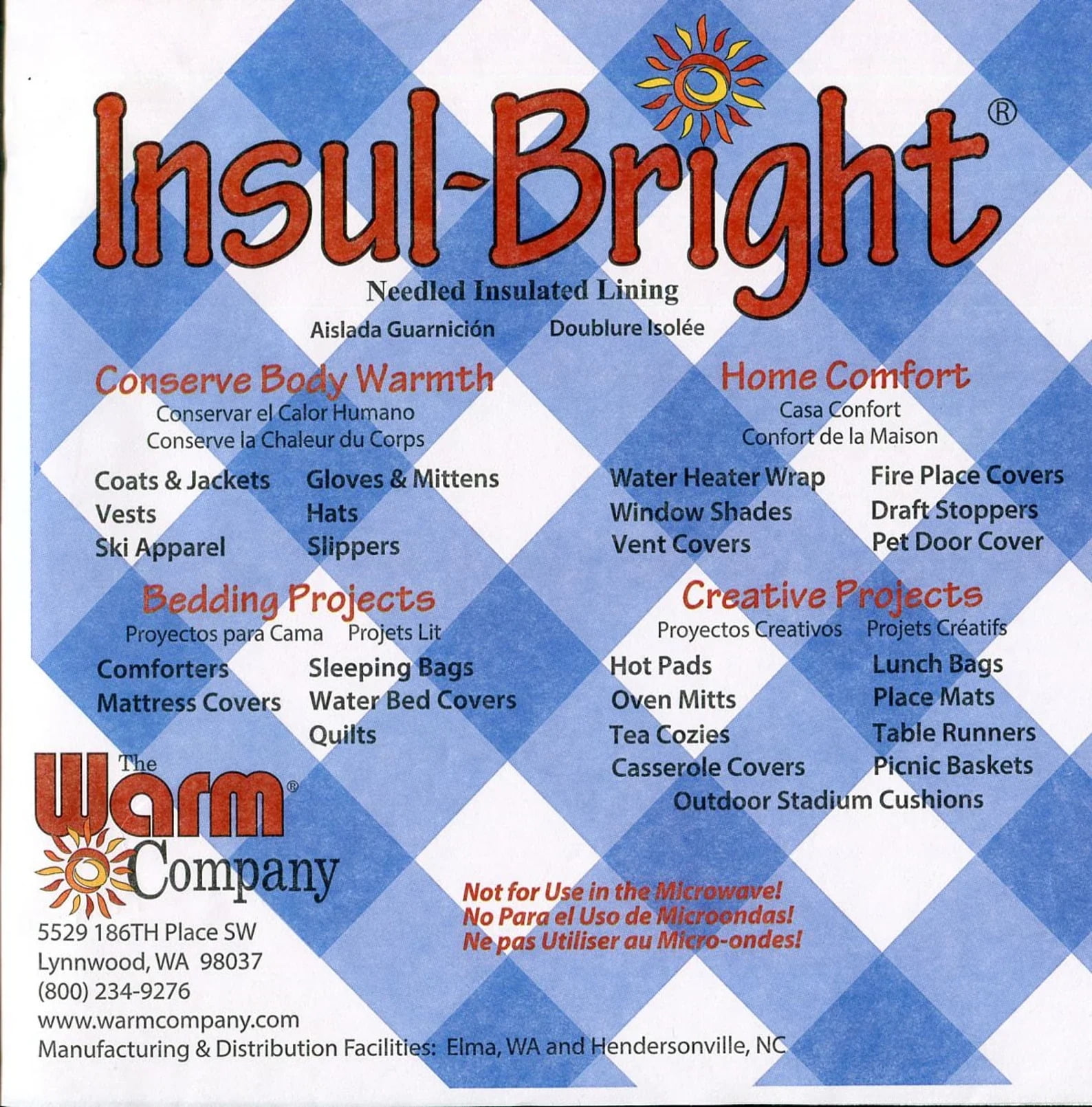 22 x 36 InsulBright Wide Heat Resistant Batting