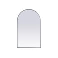 thumbnail image 1 of 22 x 36 in. Metal Frame Arch Mirror, Silver, 1 of 1