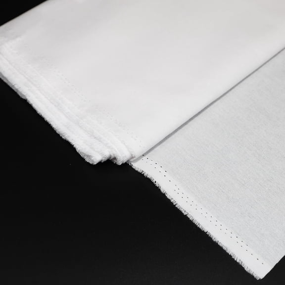 22" x 4.6 Yards  Woven Fusible Interfacing Bolt White Medium Weight   Single-Sided Iron- Interfacing for Quilts Blouses t-Shirt Dress Shirts Collars DIY Crafts Supplies