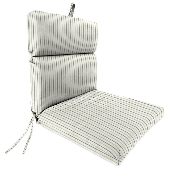 22" x 44" Beige Rectangle Chair Outdoor Seating Cushion