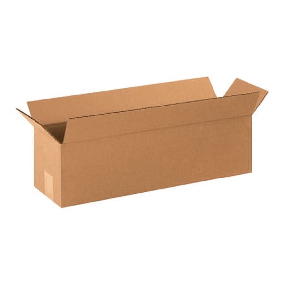 22 x 6 x 6" ECT-32 25 Pack Kraft Corrugated Boxes