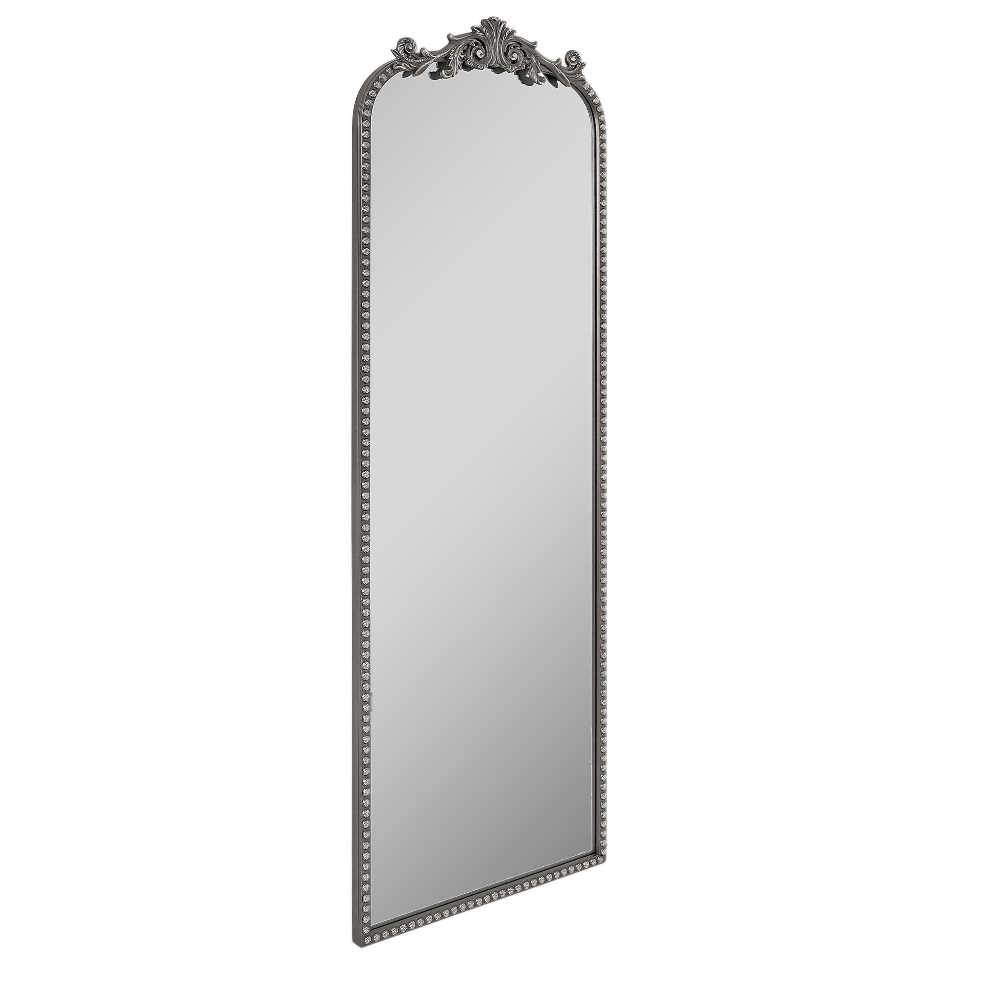 22" x 64" Filigree Arch Metal Full Length Wall Leaner Mirror Decor in