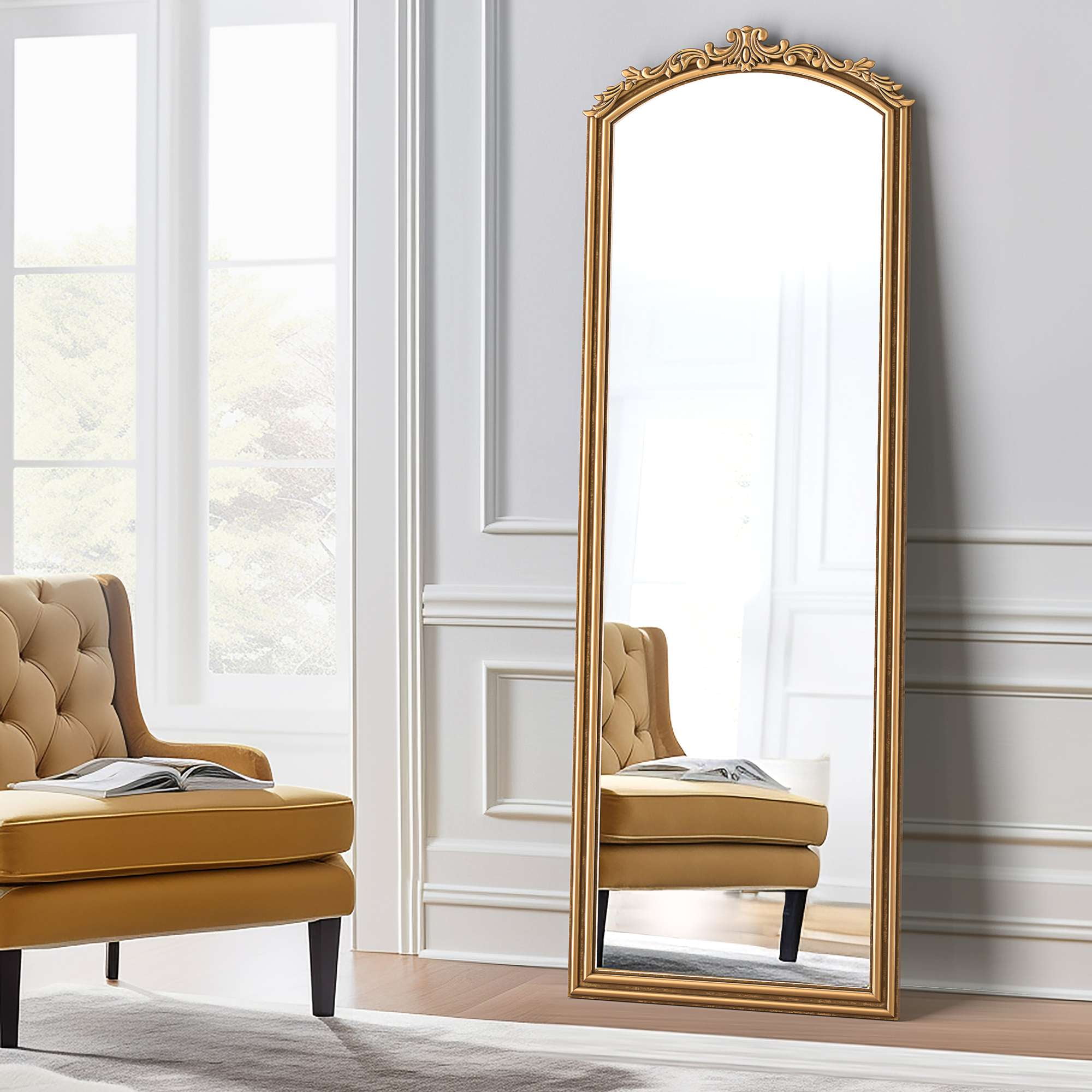 Standing mirror vintage deals
