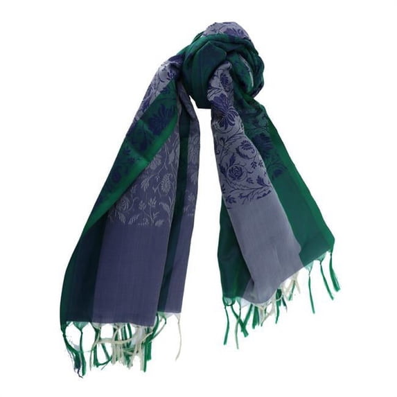 22 x 72 in. Rayon Scarf with Fringes, Multi Color
