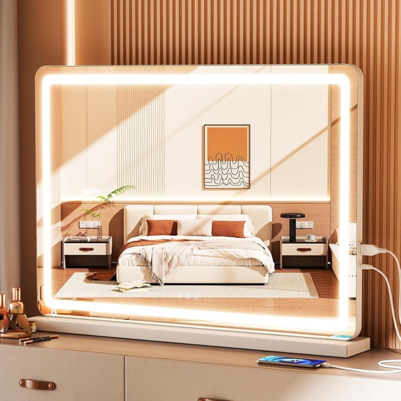 22"x32" LED Vanity Mirror with Lights, Extra-Large
