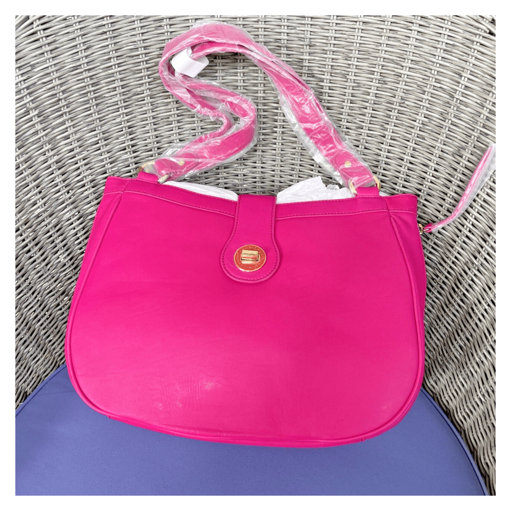 220.00 Isaac Mizrahi Live! Bridgehampton Lamb Leather Hobo Bags