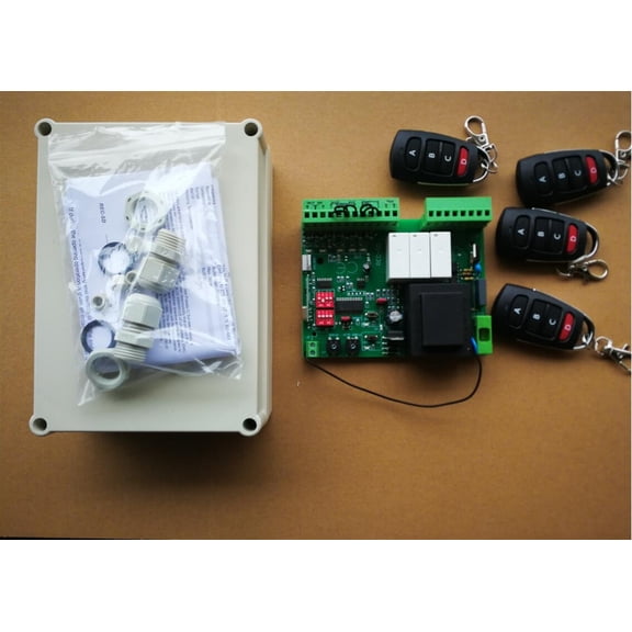 220 AC sliding gate garage door opener motor operator NC circuit board electronic card controller for automatic gate opener