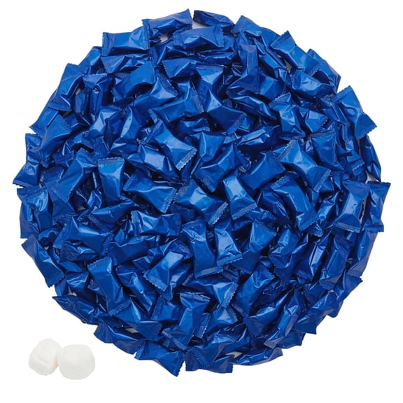 220 Count Buttermints Individually Wrapped Bulk Candy, Royal Blue