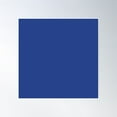 thumbnail image 1 of 220. Dark Cornflower Blue Poster Wall Art, Modern Wall Decor, 24x24 UNFRAMED, 1 of 3
