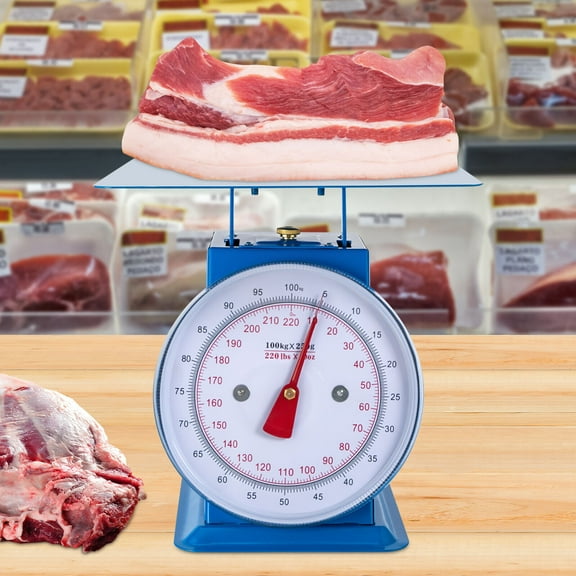 220-LBS Heavy Duty Portion-Control Mechanical Industrial Dial Scale Supermarket Express Packing Weighing