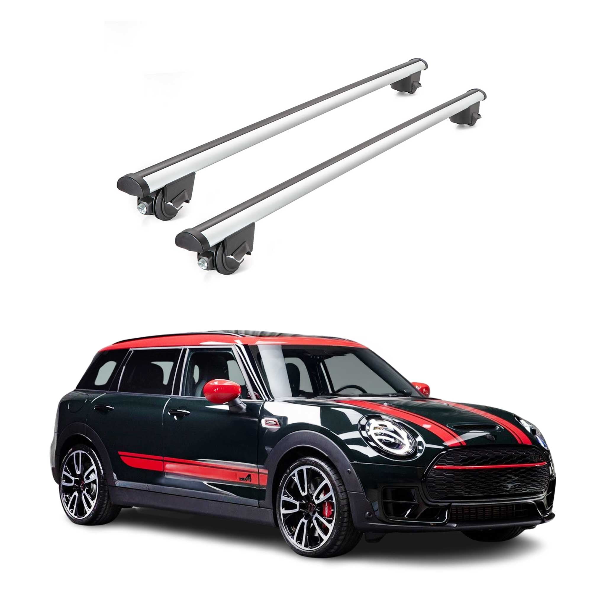 Mini Cooper Base Rack 220 Lbs Luggage Roof Rack Cross Bars for Mini Cooper Clubman F54 2016 ...