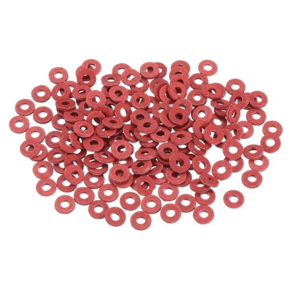 220 Pcs M2.5 Fiber Flat Washers Plain Washer 2.5mm ID 5.5mm OD 1mm Thick