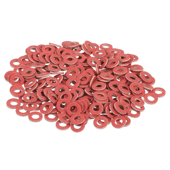 220 Pcs M3 Fiber Flat Washers Plain Washer 3mm ID 6mm OD 1mm Thick
