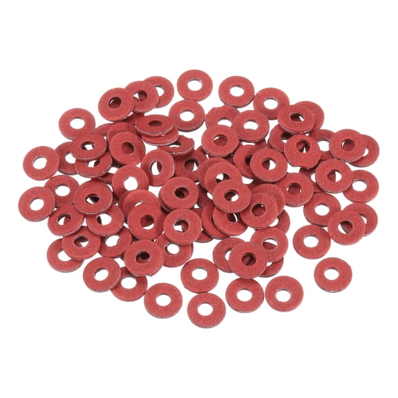 220 Pcs M4 Fiber Flat Washers Plain Washer 4mm ID 8mm OD 1mm Thick