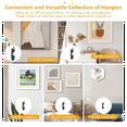220 Pcs Picture Hangers, 5 Sizes Picture Hanging Kit, Picture Frame