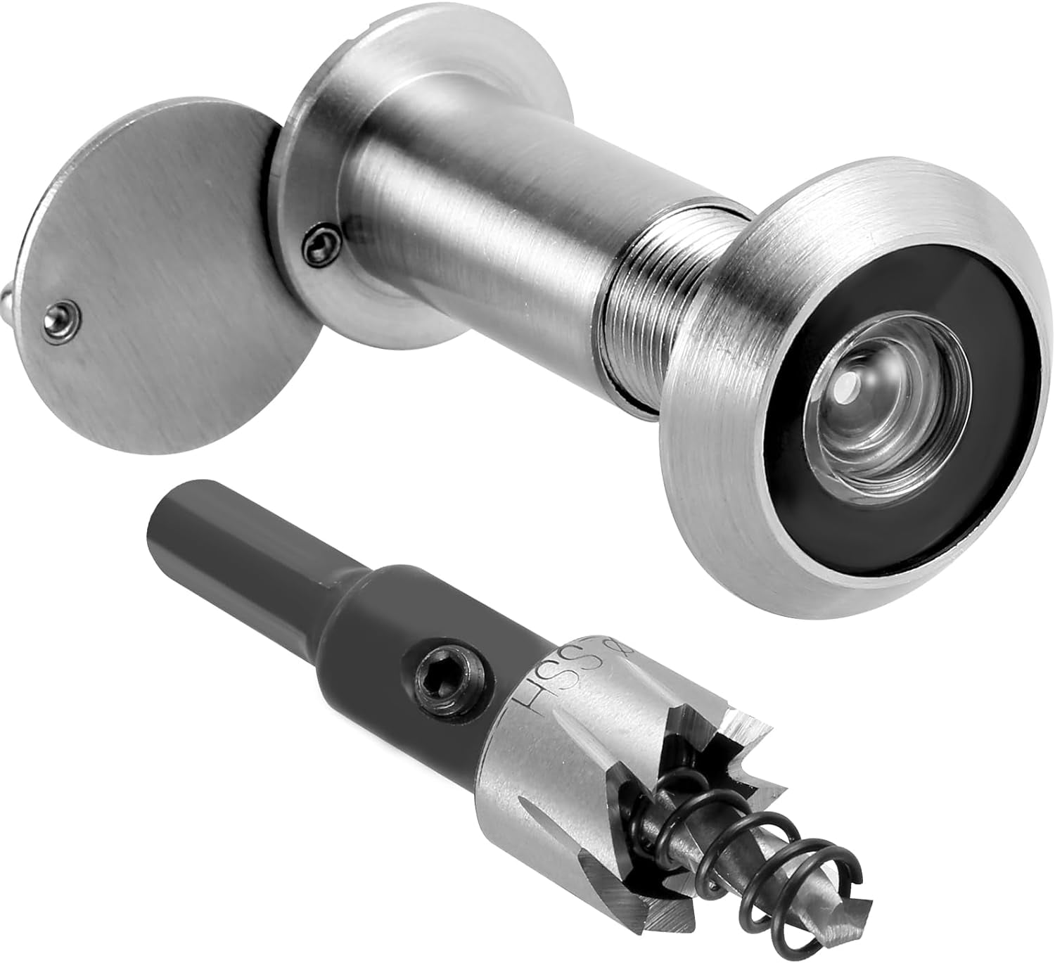 220degree Brass Peep Holes for Door Door Viewer Peephole w 16mm Drill