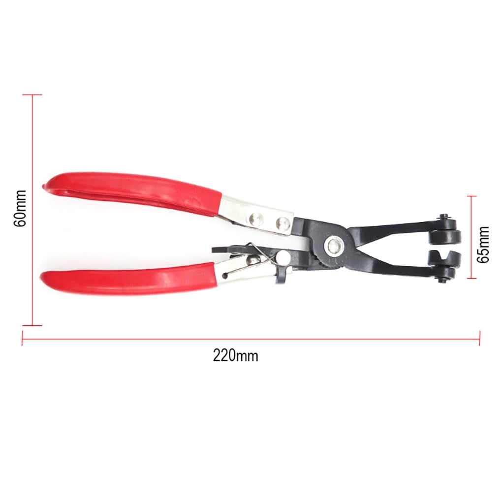 220 mm Angled Hose Clamp Clip PliersFor Fuel&Coolant Pipe Spring Clips