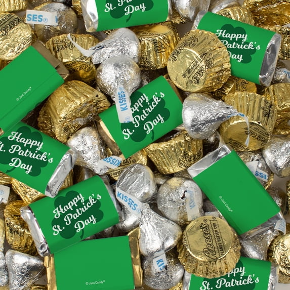 220 pcs St. Patrick's Day Candy Hershey's Chocolate Mix For Party Favors (3.25 lbs) by Just Candy
