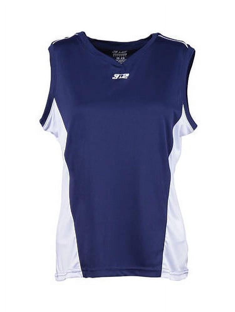 2200G-0306-YS Womens Sleeveless, Navy And White - Youth Small - image 1 of 4