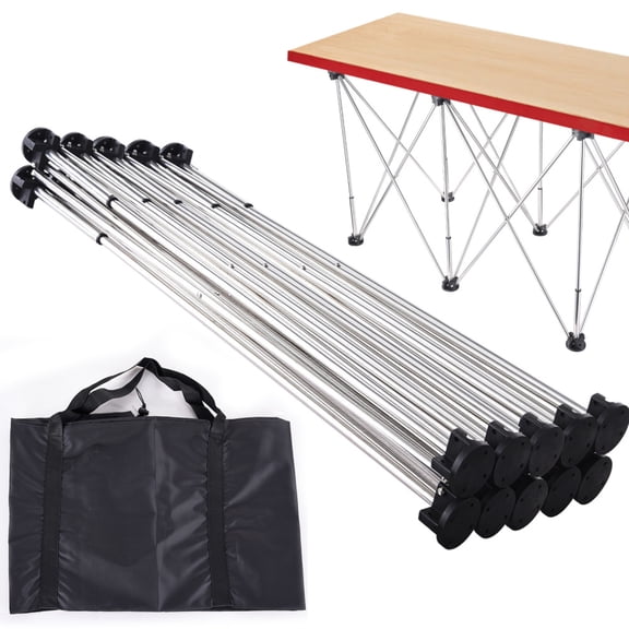 2200Lbs Load Capacity Portable Work Stand, 10 Legs Garage Workbench Folding Stand, Portable Work Stand Worktable Holder