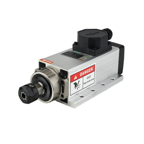 2200W/2.2kw Square 2.2kw Air Cooled Spindle Motor 2.2kw ER20 CNC Spindle Motor for CNC Milling Machine ,Efficient Performance