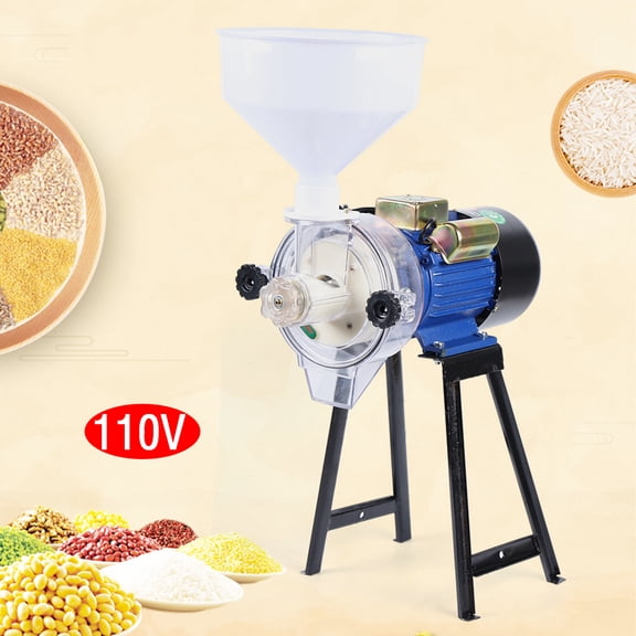 2200W Grain Wet Peanut Butter Machine Wheat Feed Flour Cereal Machine Crusher US