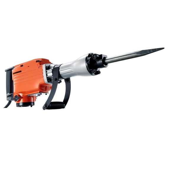 2200W Heavy Duty Electric Jack Hammer, 1350 BPM Concrete Breaker Demolition Tool with 6 Chisel Bits and Carrying Case